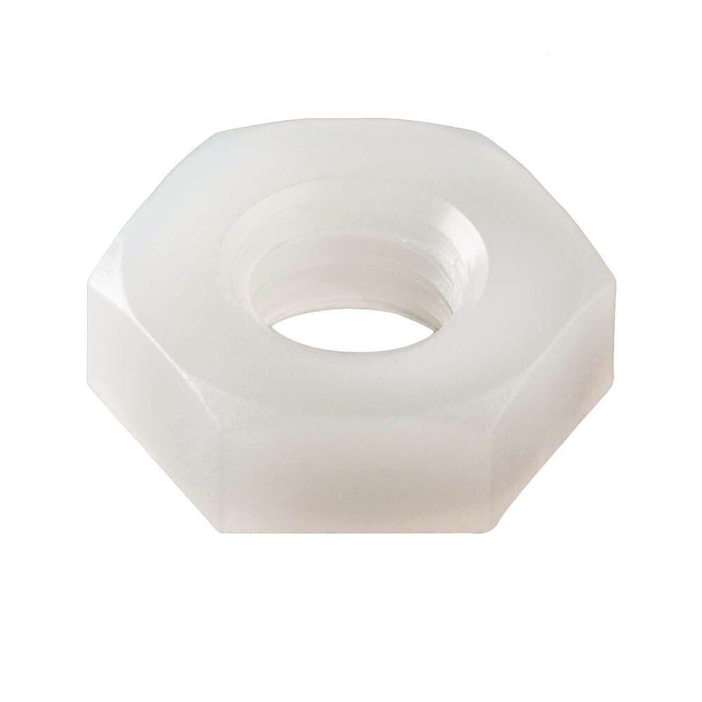 x50 #4 4-40 NYLON 6/6 1/4″ HEX NUT .100 THICK ESSENTRA 0400440HN PLASTIC