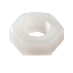 x50 #4 4-40 NYLON 6/6 1/4″ HEX NUT .100 THICK ESSENTRA 0400440HN PLASTIC