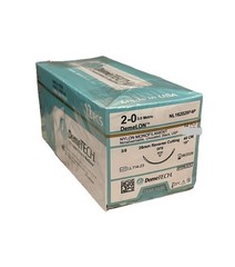 2-0 USP Nylon Surgical Sutures 18” 26mm Reverse Cutting 3/8c EXP 06/2028 12ct
