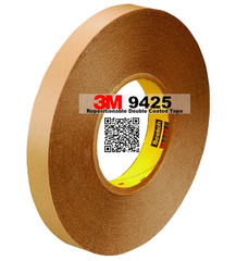 3M 9425 Removable Double-Sided Film Tape .5″ x 72 yd – Clear