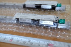 NEW (2) THK SRS12 x180mm Linear LM Rails, (4) SRS12MUU Bearings 2SRS12MUUC1+180L