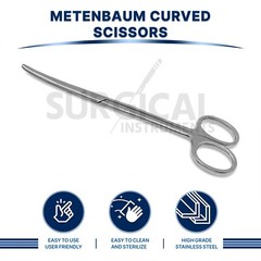 Metzenbaum Scissors 5.5″ Curved Surgical Stainless Steel German Grade