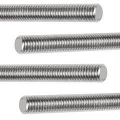 1/4-20 x 12 Fully Threaded Rod, 4PCS 1/4″-20 12 in All Threaded Rods, 304 Stainl