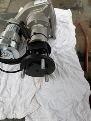 ASI Drives 9933 24V DC Gear Motor 36:1 Gearbox w/ Brake 102 RPM New Open Box
