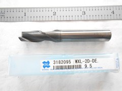 NEW OSG H.P. 9.5MM CUT DIA. X 19MM LOC X 70MM OAL 2FL CC CARBIDE SQUARE END MILL