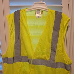 Body Guard Safety Gear HV210 Reflective Safety Vest Hi-Vis Yellow/Gray L/XL