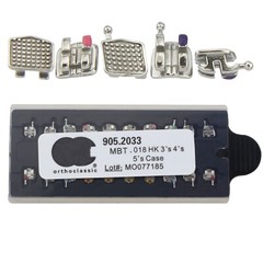 US Dental Brackets Orthodontic Metal Braces MIM Mini Roth MBT Slot 022 345 Hooks