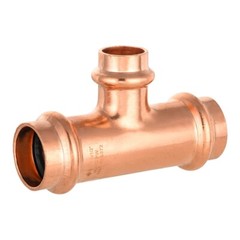 10 PCS EFIELD 3/4″ X 3/4″ X 1/2″ Copper Press Fit Tee Copper Fittings, Lead Free