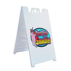 A-frame Sidewalk Smoothies 24″ x 36″ Double Sided A-Frame Sidewalk Sign