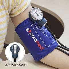 PARAMED Aneroid Sphygmomanometer with Stethoscope – Manual Blood Pressure