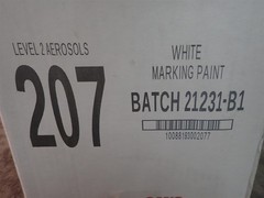 NEW Aervoe 207 White Survey Marking Paint 12 17oz. Cans Case (DD2)