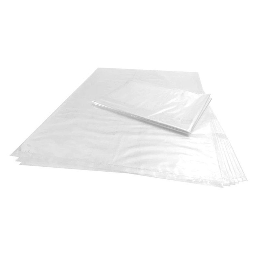 Singhal 33″x39″ Clear Poly Bags – 1 Mil Heavy-Duty Open-End Plastic Pouches
