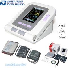 USA Digital Blood Pressure Monitor,Adult+Child+Pediatric Cuff,Sphygmomanometer