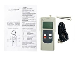 Handheld Vibration Analyzer with Velocity 0.1-400.0 mm/s Software and USB Cable