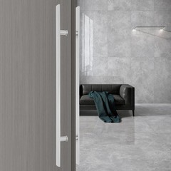 Stainless Steel Door Handle 35.24in Pull Push Sliding Barn Door Handles Silver