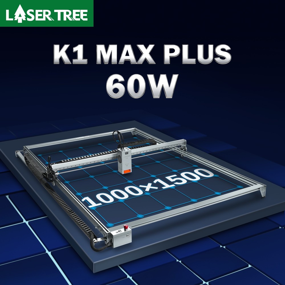 60W Laser Engraver Machine with Air Pump Goggles , Working Area 1000×1500mm