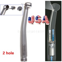 Dental Fiber Optic LED E-generator High Speed Handpiece 2HOLE Borden