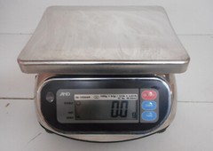 A&D Weighing SK-1000WP Portable Washdown Scale, 1000g
