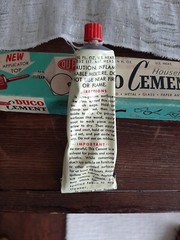 USED Du Pont Duco Cement Reg. U.S. PAT. OFF. Vintage RARE Piece Original Package