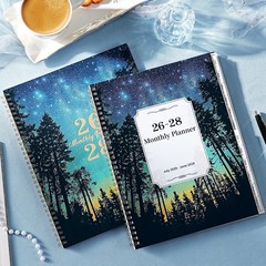 Monthly Planner 2026-2028 – 2 Year 2026-2028, 9″ x 11″, Blue