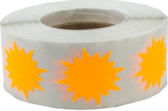 Color Coding Burst Labels Starburst Design | 1″ Inch | 500 Pack | Pick One Color