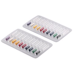 10pcs Dental Endodontic Nerve Broach Barbed Broaches Files for Root Canal