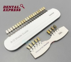 Ivoclar Vivadent Dental Shade Guide A-D 20 IPS or Natural Die ND1-9 Bleach Teeth