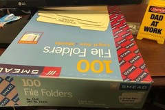 Smead 1/3 Cut Assorted Position 100 File Folders, One-Ply Top Tab, Legal, Manila