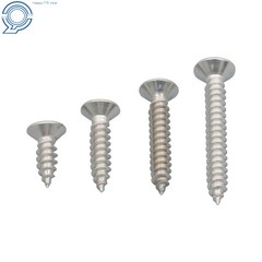 Phillips Flat Head Sheet Metal Screws, 550Piece 304 Stainless Steel Assortment