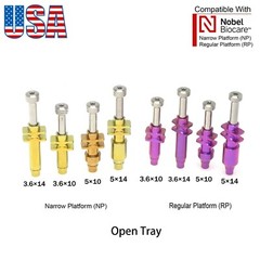 US Dental Nobel Conical Connection Impression Coping Open Tray NP/RP Ø3.6/5.0mm