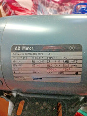 Westinghouse 6K463 AC Motor 1/4HP 115V 1725RPM 60HZ