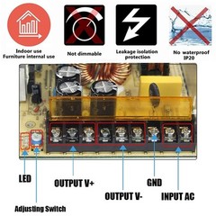 Fuente De Alimentacion Conmutada Regulada Universal De 12V 30A Cc 360W Para …