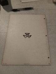 1963 Massey Ferguson Mf 300, 410, 510 Combines Assembly & Instructions