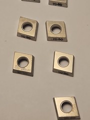 CERATIP (7) CPMH-321 GRADE: TC-50 CERMET INSERTS LOT1304
