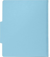 BLUE SUMMIT Supplies 10x Blue Classification Folders With 2 Dividers & 2″ Tyvek