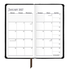 2026 At-A-Glance 74-02 Fine Diary Weekly Monthly Planner, Genuine Leather