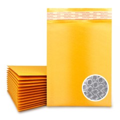 Made In USA 4×8 #000 Kraft Self Seal Bubble Mailer Padded Envelope