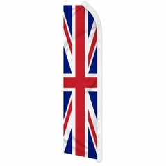 “UK” advertising super flag swooper banner business Union Jack United Kingdom