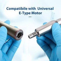 Dental 1:5 LED Fiber Optic Contra Angle Handpiece / 1:5 Cartridge Rotor Canister