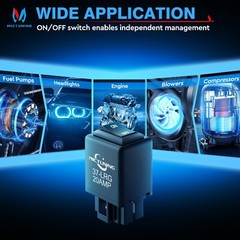 6-Pack 9038 Relay Bypass Switch Kit – Diagnostic Scanner & Test Tool 12V System