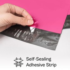 19″ x 24″ Pink Poly Mailers Plastic Envelopes Shipping Bags 200 Pcs 2 Mil