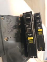 Lot Of 3 Square D QOB120GFI 20 Amp 1 Pole ONLY FOR BOLT ON PANEL GFCI