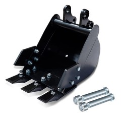 11.8in Digging Bucket Attachments for Mini Excavator, 300mm Trench Buckets wi…