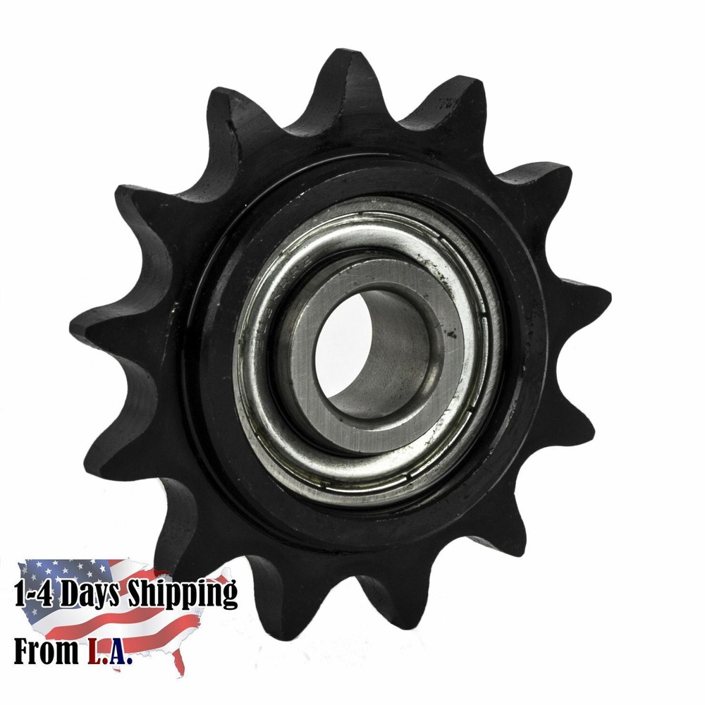 Jeremywell #50 Roller Chain Idler Sprocket 5/8″ Bore Hardened 13 Tooth