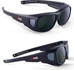 IR 5.0 Welding Glasses, Wrap-around Welding Goggles, Anti-scratch Welding Len…