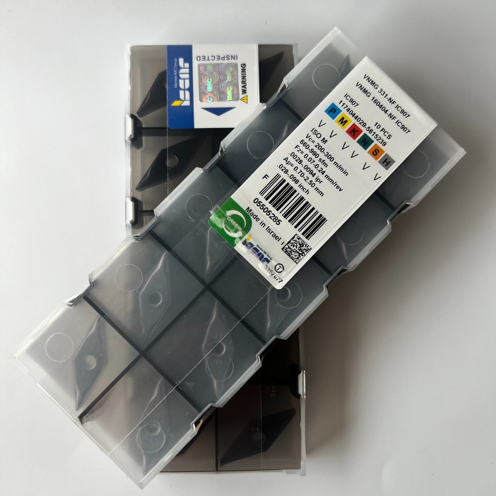 10Pcs/BOX Iscar VNMG160404-NF IC907