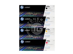 HP 410X High-Yield Toner Cartridge Set ( Black, Cyan, Magenta, Yellow )