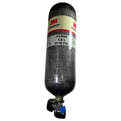 3M Scott 804722-01 45-Min 6.8L 4500 PSI SCBA Carbon Fiber Cylinder