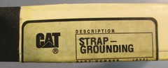 CAT 0324320 Grounding Straps 25 in Length 0.50 in Bore 1.04 in Width Lot of 2