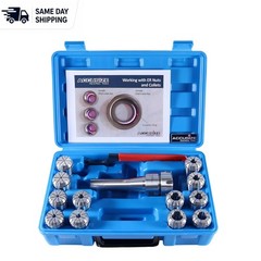 Professional ER-32 Collet Set – 12 Collets & R8 Holder for Drilling & Milling